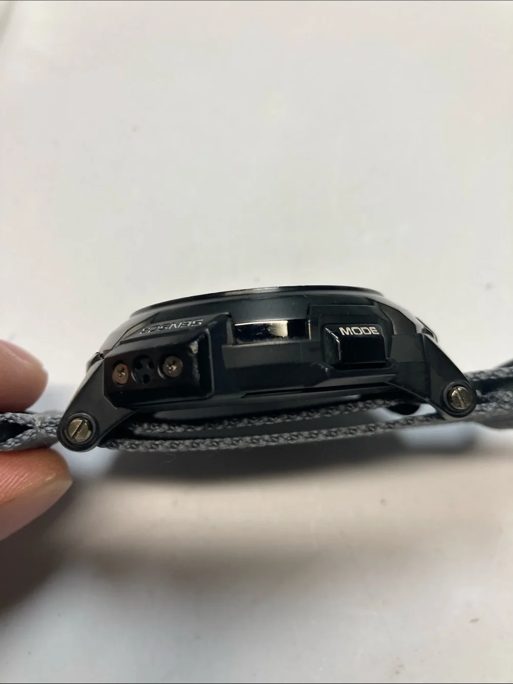 Casio Pro Trek PRW-5100YT, Black and Gray Analog-Digital, gray nato strap